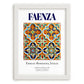 Faenza, Italy – Travel Wall Art, placed in minimal white frame