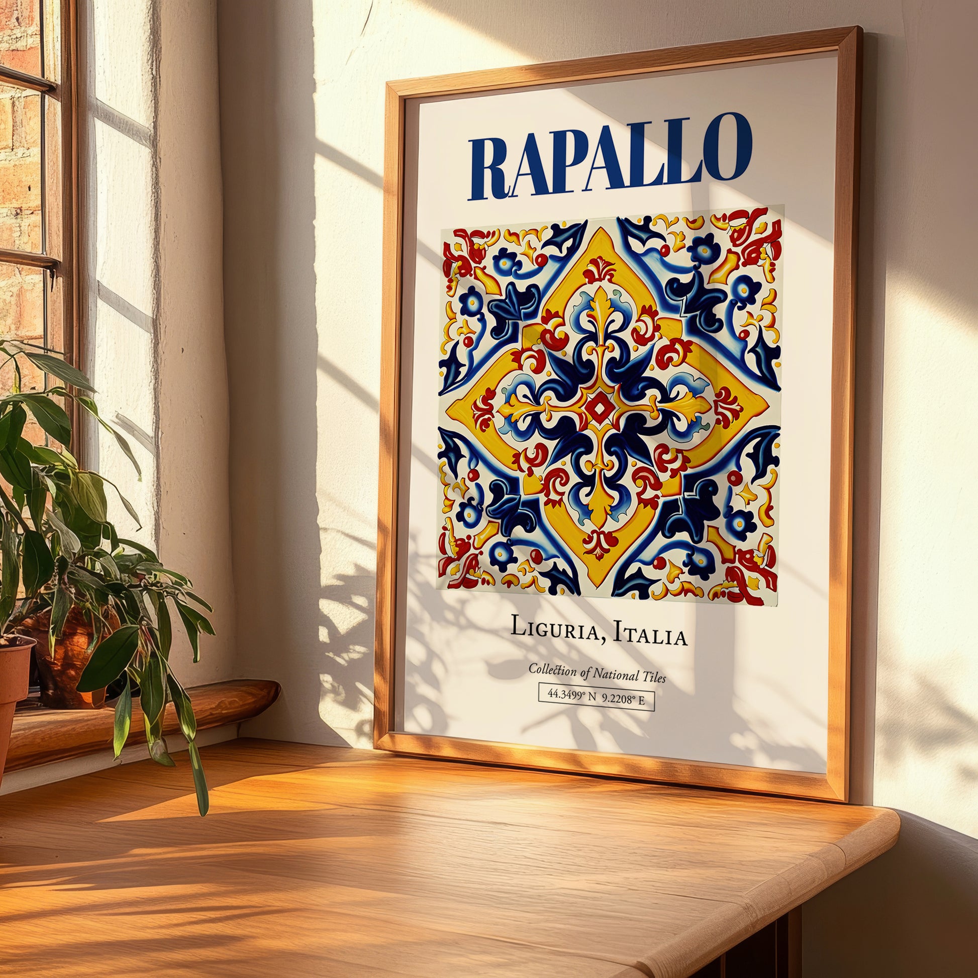 Rapallo, Italy – Travel Poster, clean layout with no caption