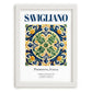 Savigliano, Italy – Travel Print, placed in minimal white frame