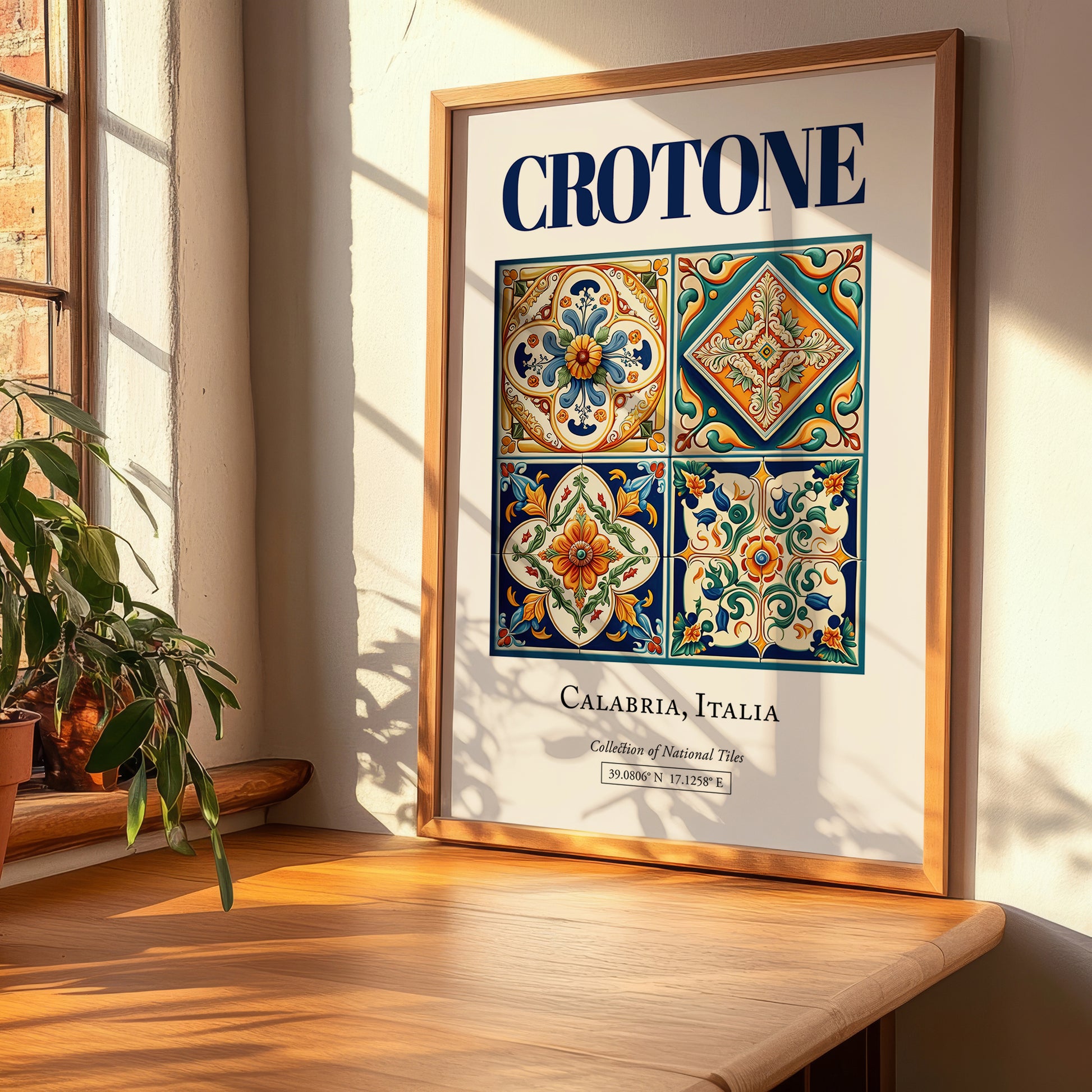 Crotone, Italy – Travel Print, clean layout with no caption