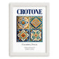 Crotone, Italy – Travel Print, placed in minimal white frame