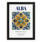Alba, Italy – Away From Home Poster, in sleek black frame