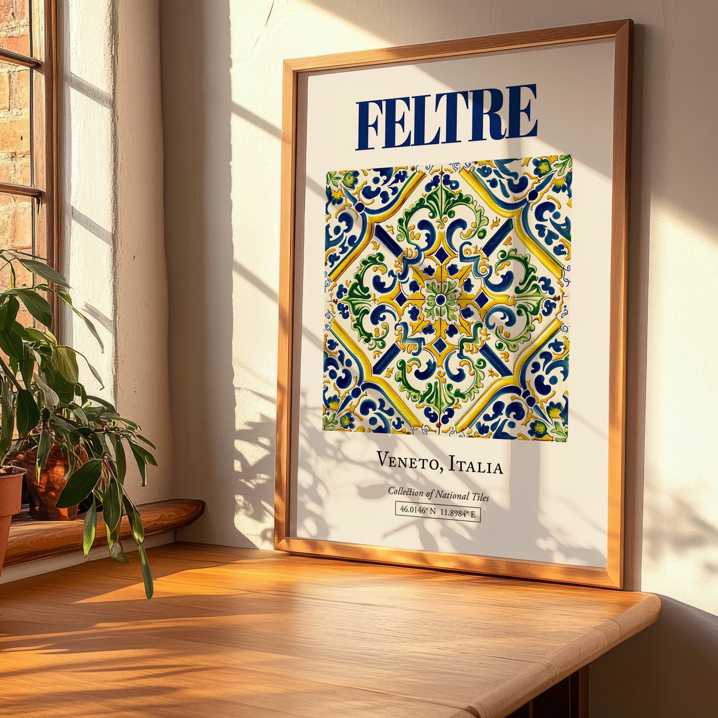 Feltre, Italy – Travel Wall Art, clean layout with no caption
