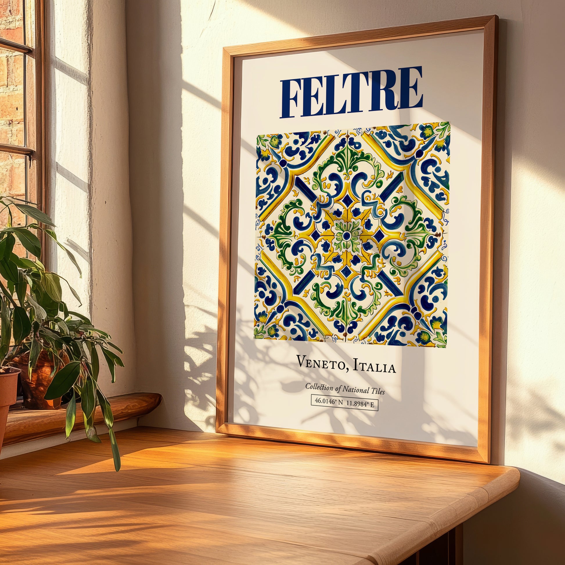 Feltre, Italy – Travel Wall Art, clean layout with no caption