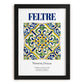Feltre, Italy – Travel Wall Art, in sleek black frame