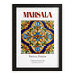 Marsala, Italy – Travel Wall Art, in sleek black frame