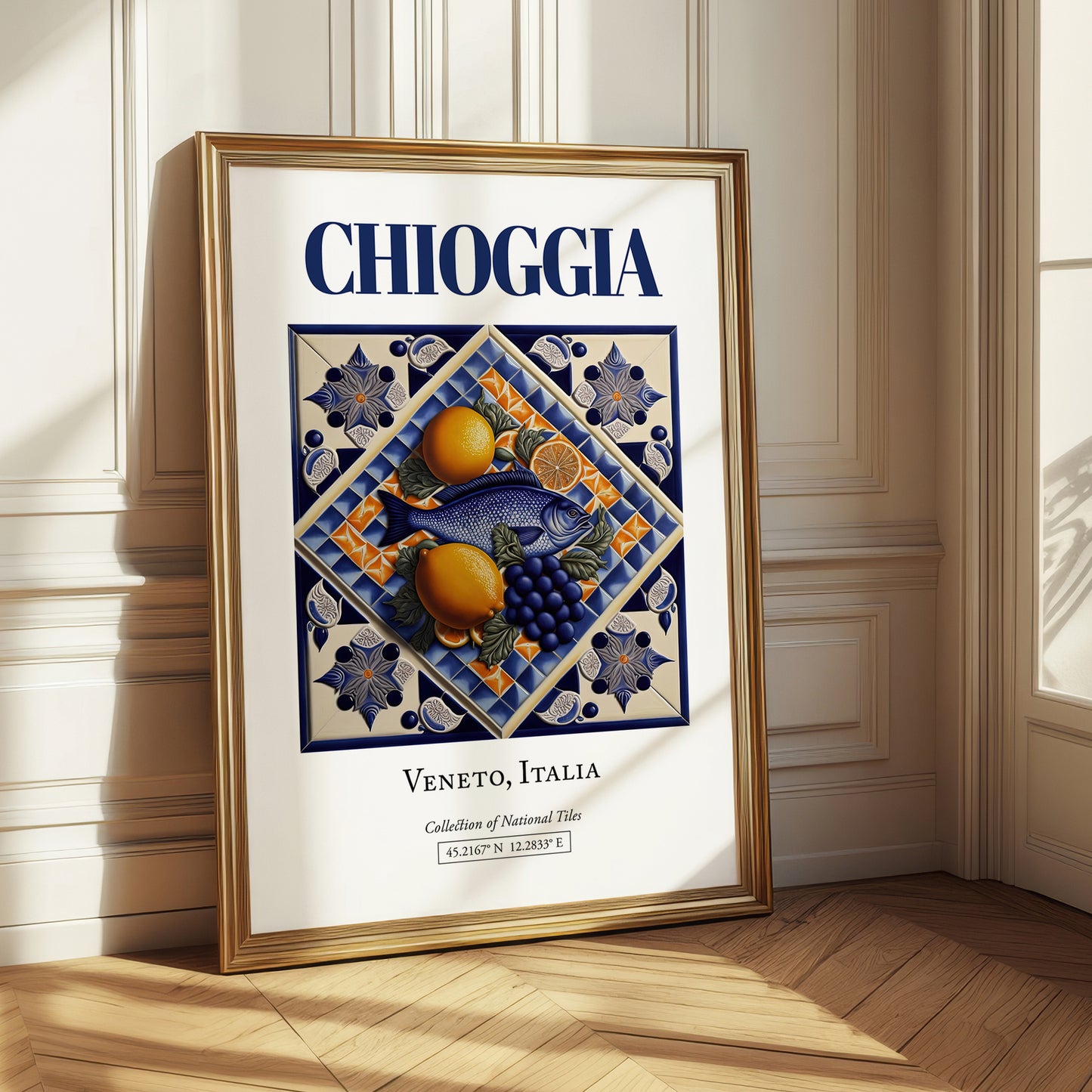 Chioggia, Italy – Travel Print, styled in a charming Paris street view