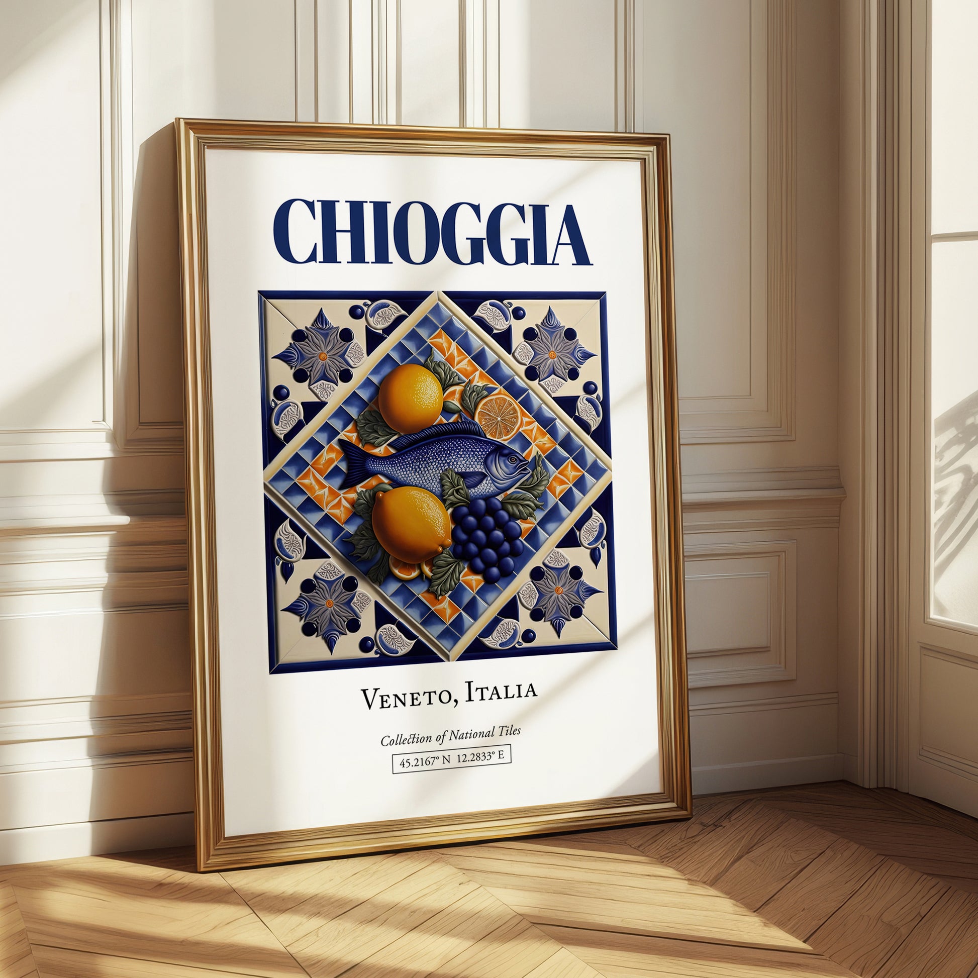 Chioggia, Italy – Travel Print, styled in a charming Paris street view