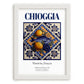 Chioggia, Italy – Travel Print, placed in minimal white frame