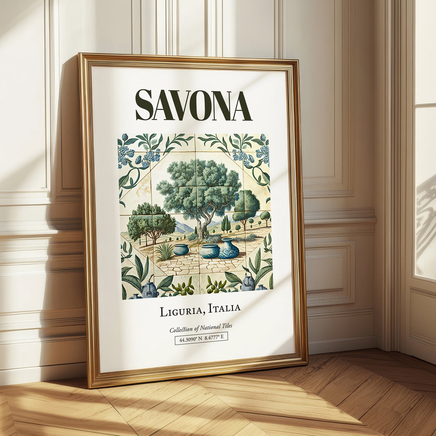 Savona, Italy – Travel Wall Decor, styled in a charming Paris street view