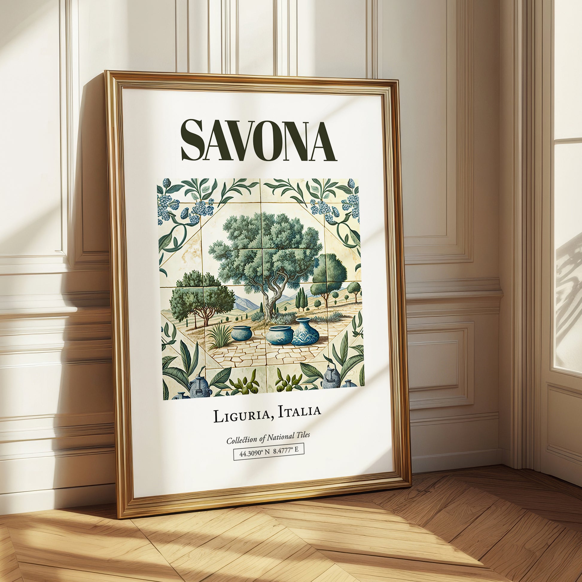 Savona, Italy – Travel Wall Decor, styled in a charming Paris street view