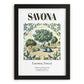 Savona, Italy – Travel Wall Decor, in sleek black frame
