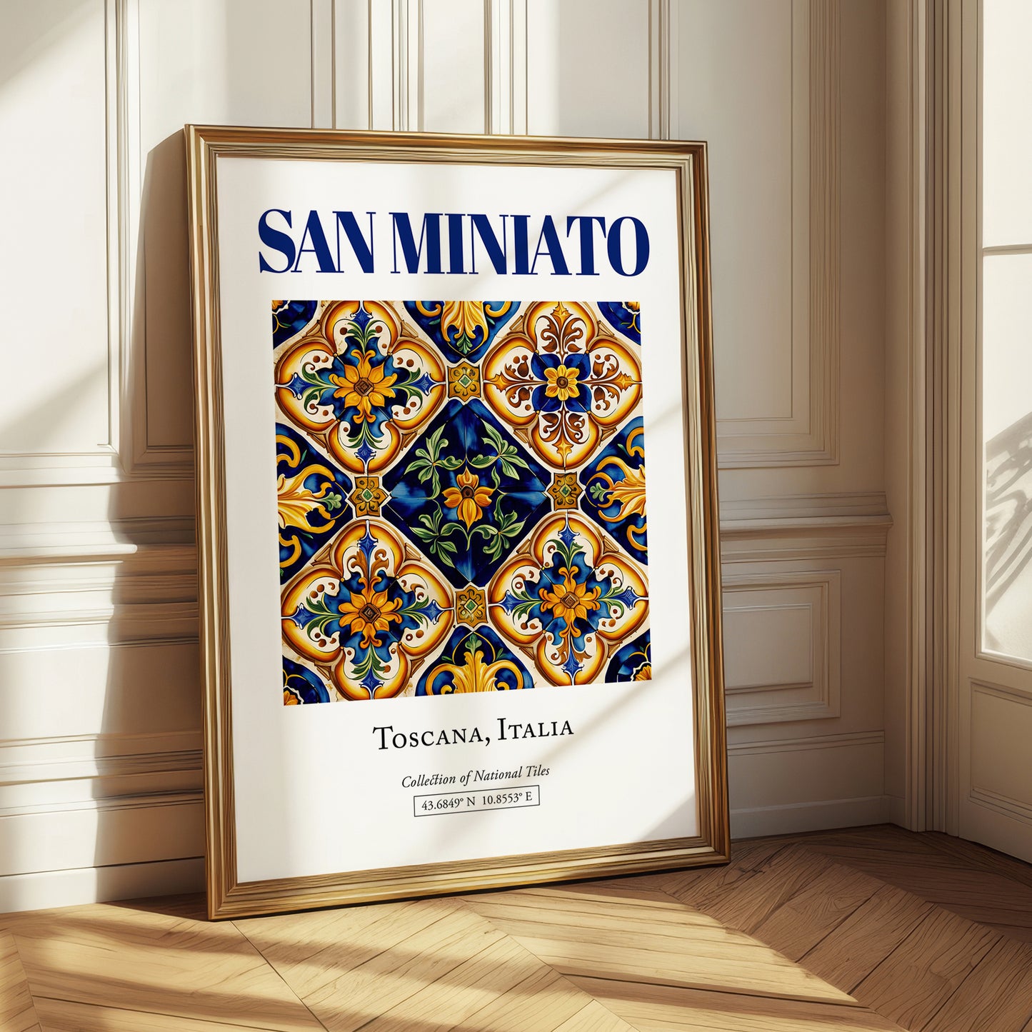 San Miniato, Italy – Travel Print, styled in a charming Paris street view
