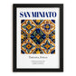San Miniato, Italy – Travel Print, in sleek black frame
