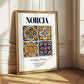 Norcia, Italy – Country Culture Poster, styled in a charming Paris street view