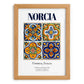 Norcia, Italy – Country Culture Poster, set in oak frame