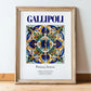 Gallipoli, Italy – Travel Wall Decor, in wooden frame leaning on the floor