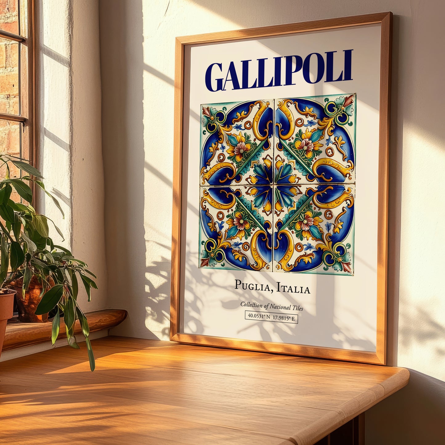 Gallipoli, Italy – Travel Wall Decor, clean layout with no caption