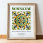 Monfalcone, Italy – Wanderlust Wall Decor, in wooden frame leaning on the floor