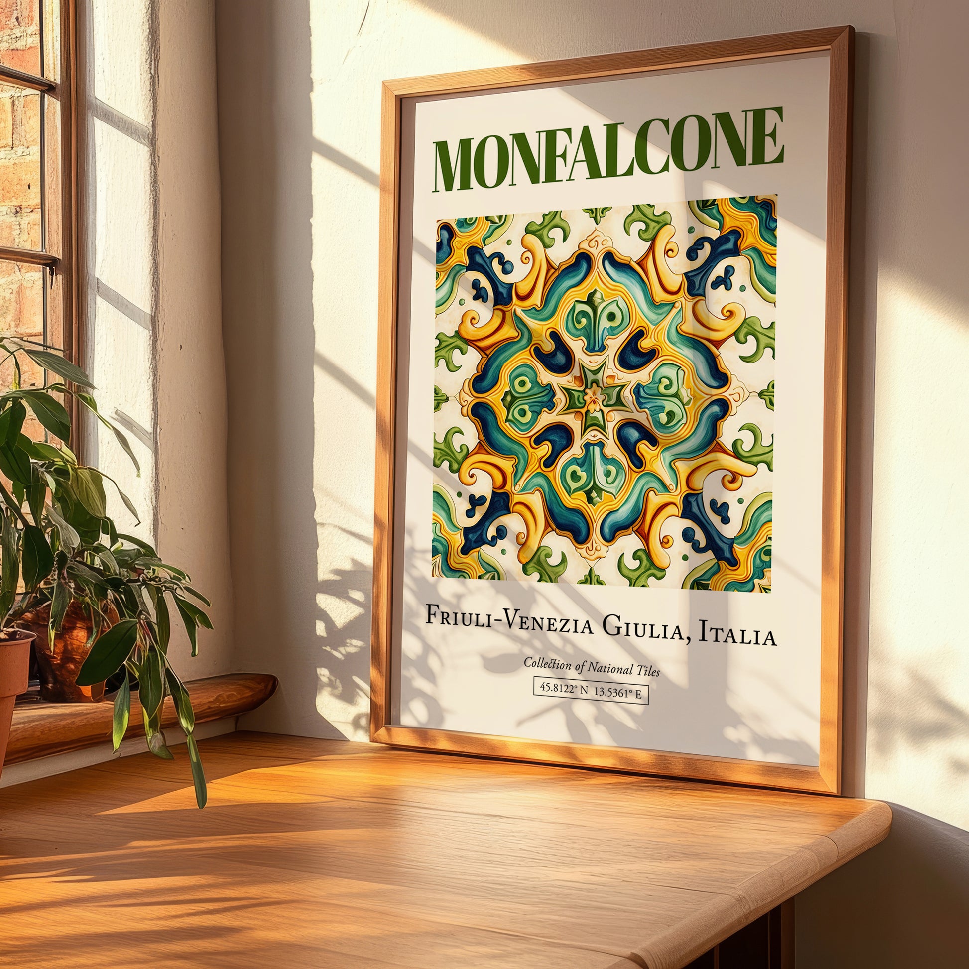 Monfalcone, Italy – Wanderlust Wall Decor, clean layout with no caption
