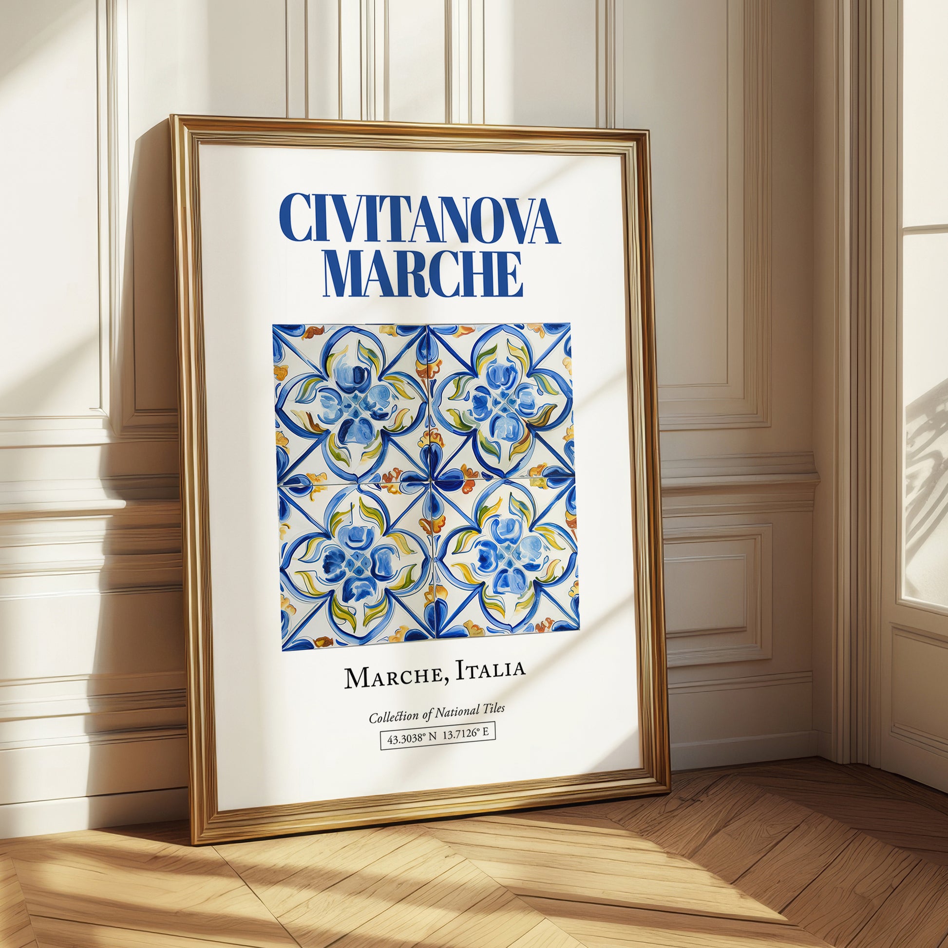 Civitanova Marche, Italy – Travel Print, styled in a charming Paris street view