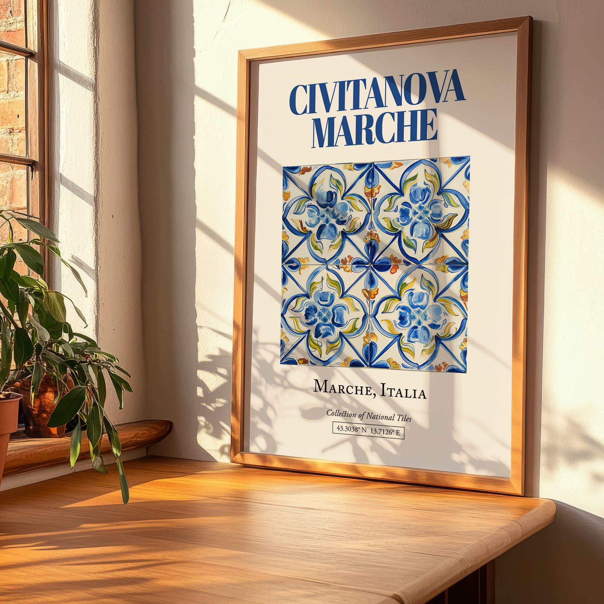 Civitanova Marche, Italy – Travel Print, clean layout with no caption