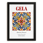 Gela, Italy – Travel Wall Art, in sleek black frame