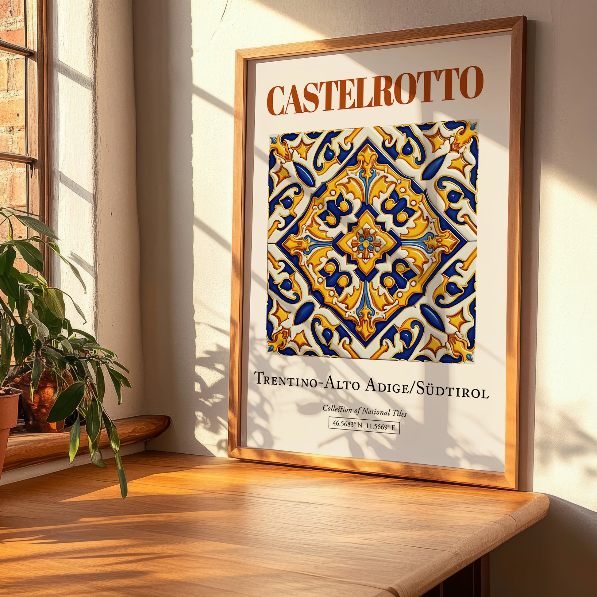 Castelrotto, Italy – Travel Poster, clean layout with no caption