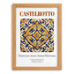 Castelrotto, Italy – Travel Poster, set in oak frame