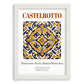 Castelrotto, Italy – Travel Poster, placed in minimal white frame