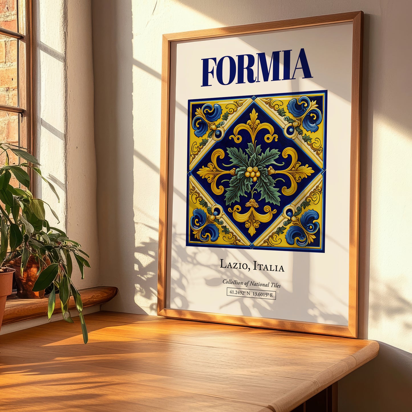 Formia, Italy – Travel Destination Art, clean layout with no caption