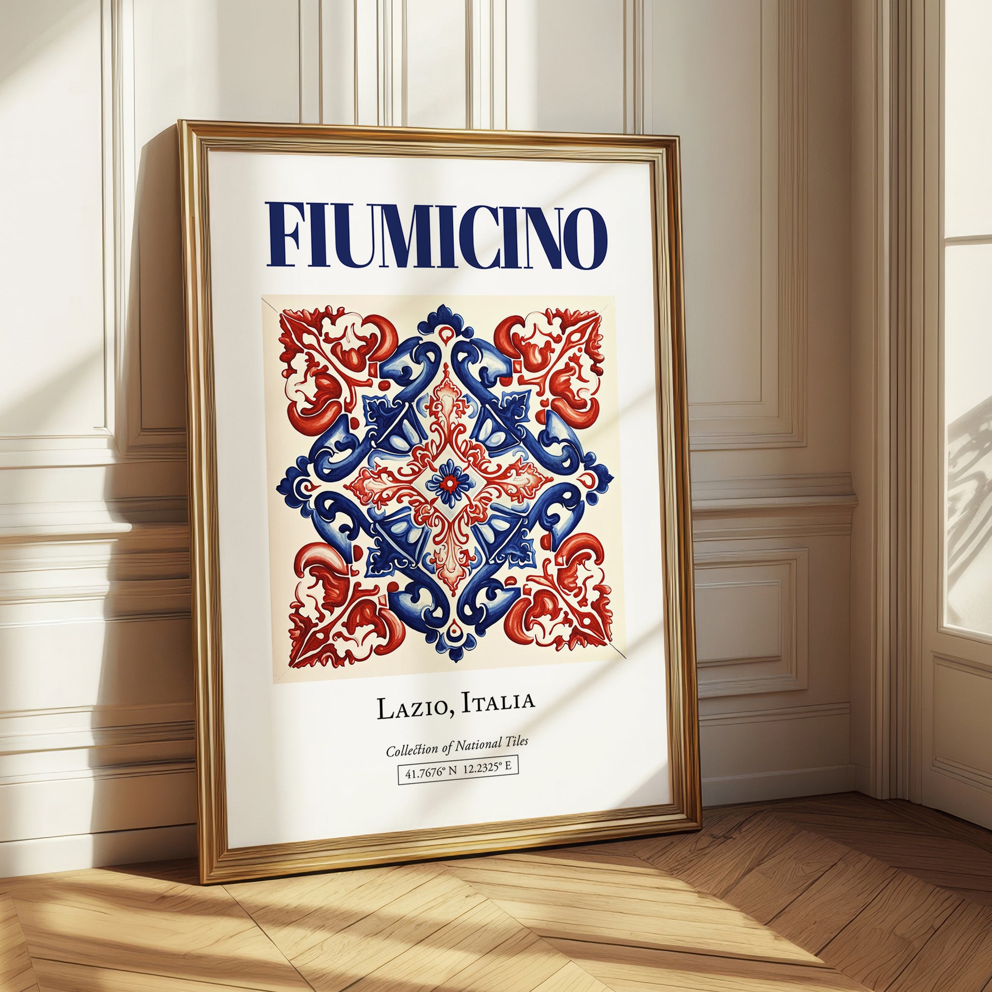 Fiumicino, Italy – Travel Wall Art, styled in a charming Paris street view