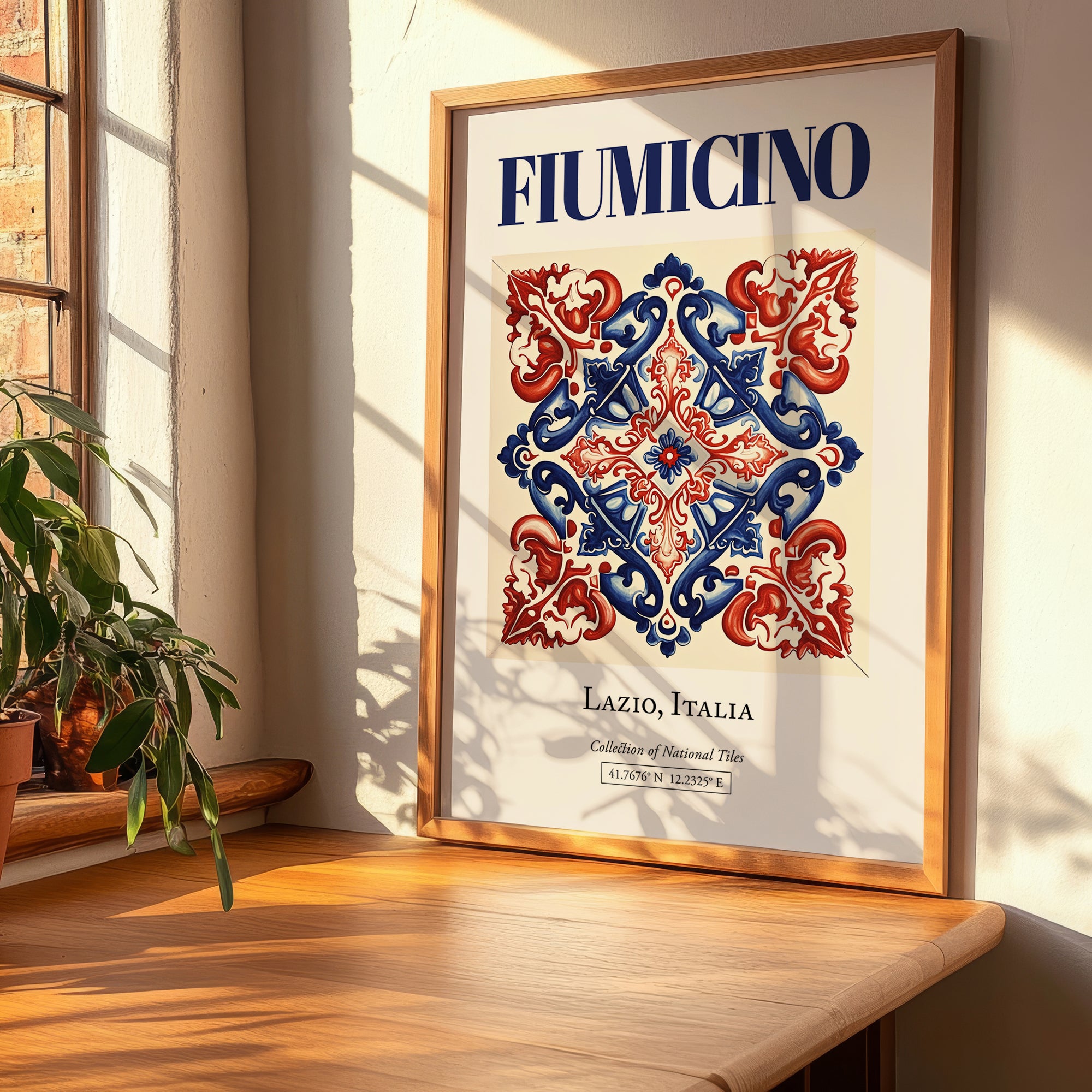 Fiumicino, Italy – Travel Wall Art, clean layout with no caption