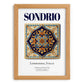 Sondrio, Italy – Travel Poster, set in oak frame