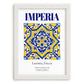 Imperia, Italy – Travel Wall Art, placed in minimal white frame