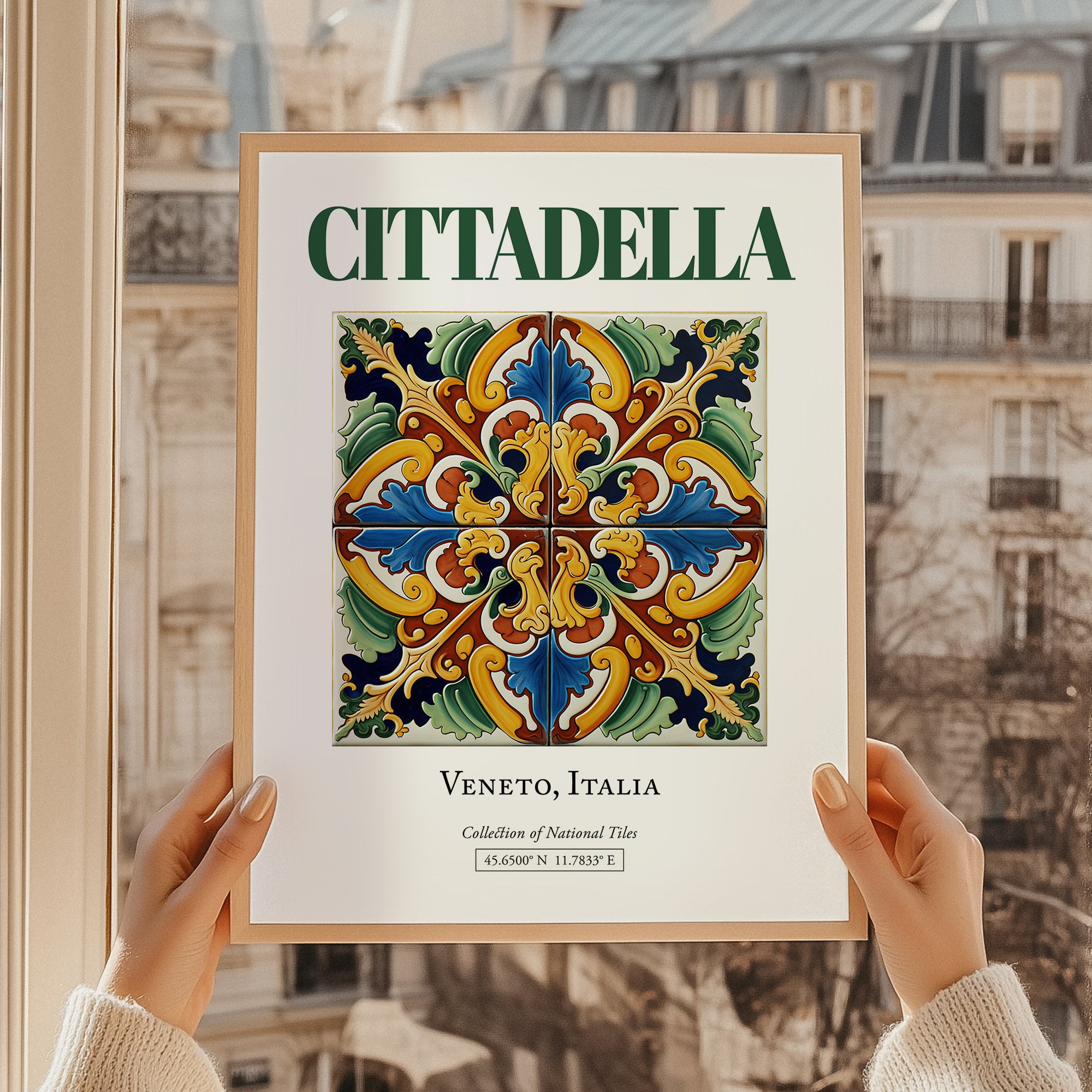 Cittadella, Italy – Retro Travel Poster