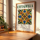 Cittadella, Italy – Retro Travel Poster, clean layout with no caption