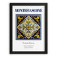 Montefiascone, Italy – Travel Wall Art, in sleek black frame