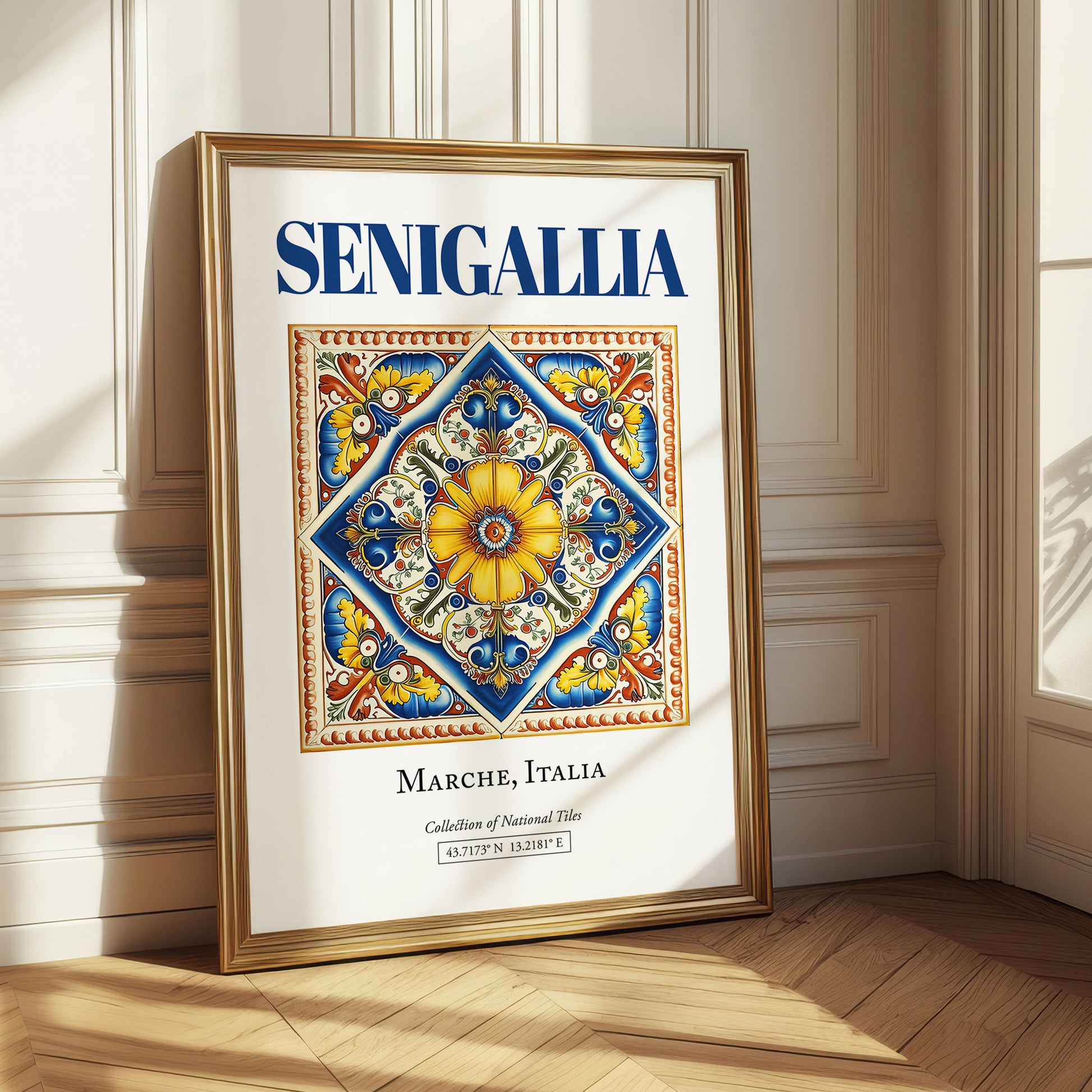Senigallia, Italy – Tourist Destination Poster, styled in a charming Paris street view