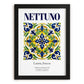 Nettuno, Italy – World Heritage Travel Poster, in sleek black frame