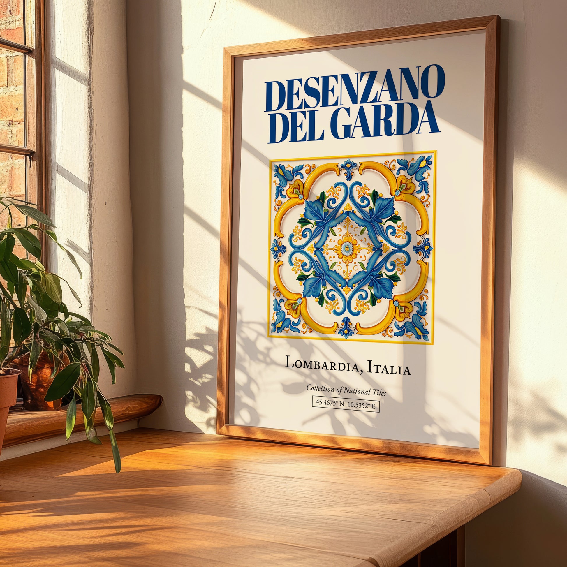 Desenzano del Garda, Italy – Travel Poster, clean layout with no caption