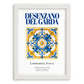 Desenzano del Garda, Italy – Travel Poster, placed in minimal white frame