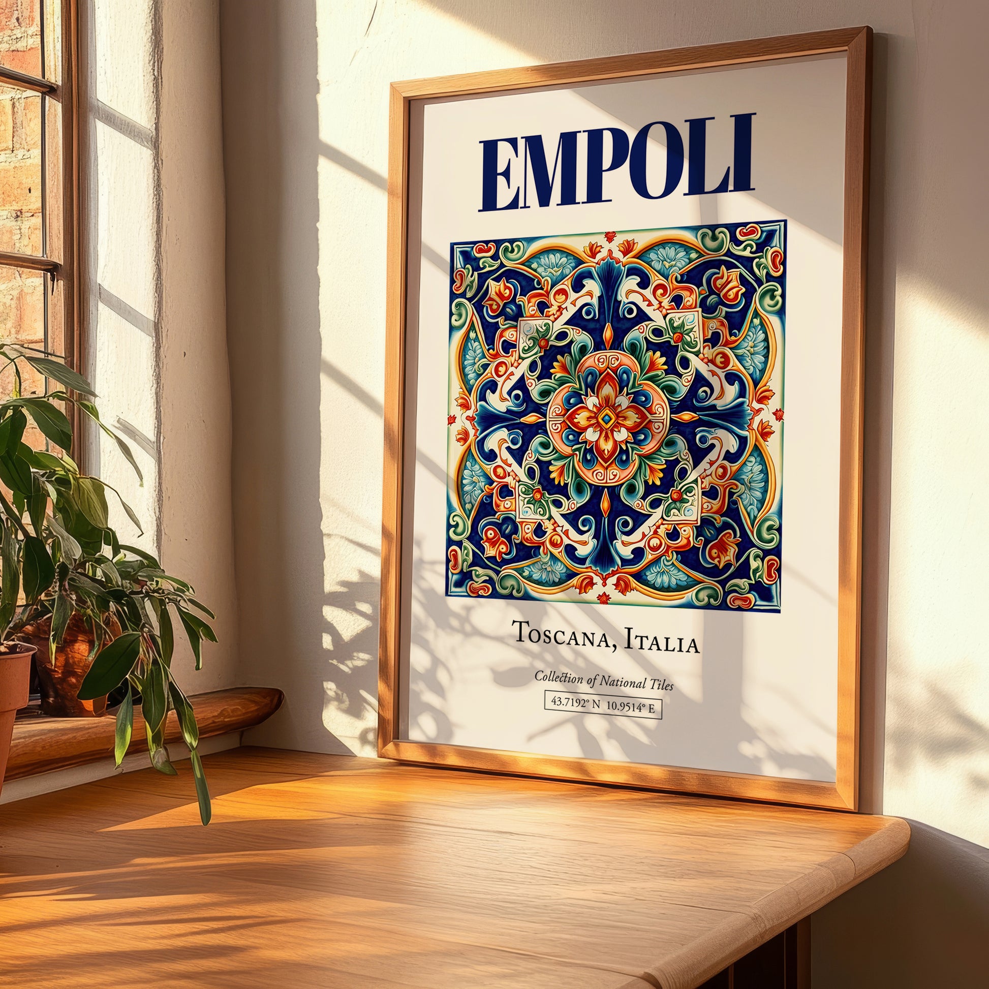 Empoli, Italy – Travel Print, clean layout with no caption