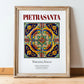 Pietrasanta, Italy – Travel Wall Art, in wooden frame leaning on the floor