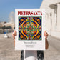 Pietrasanta, Italy – Travel Wall Art, no-text version framed in wood