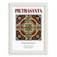 Pietrasanta, Italy – Travel Wall Art, placed in minimal white frame