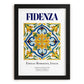 Fidenza, Italy – Travel Print, in sleek black frame