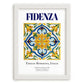Fidenza, Italy – Travel Print, placed in minimal white frame