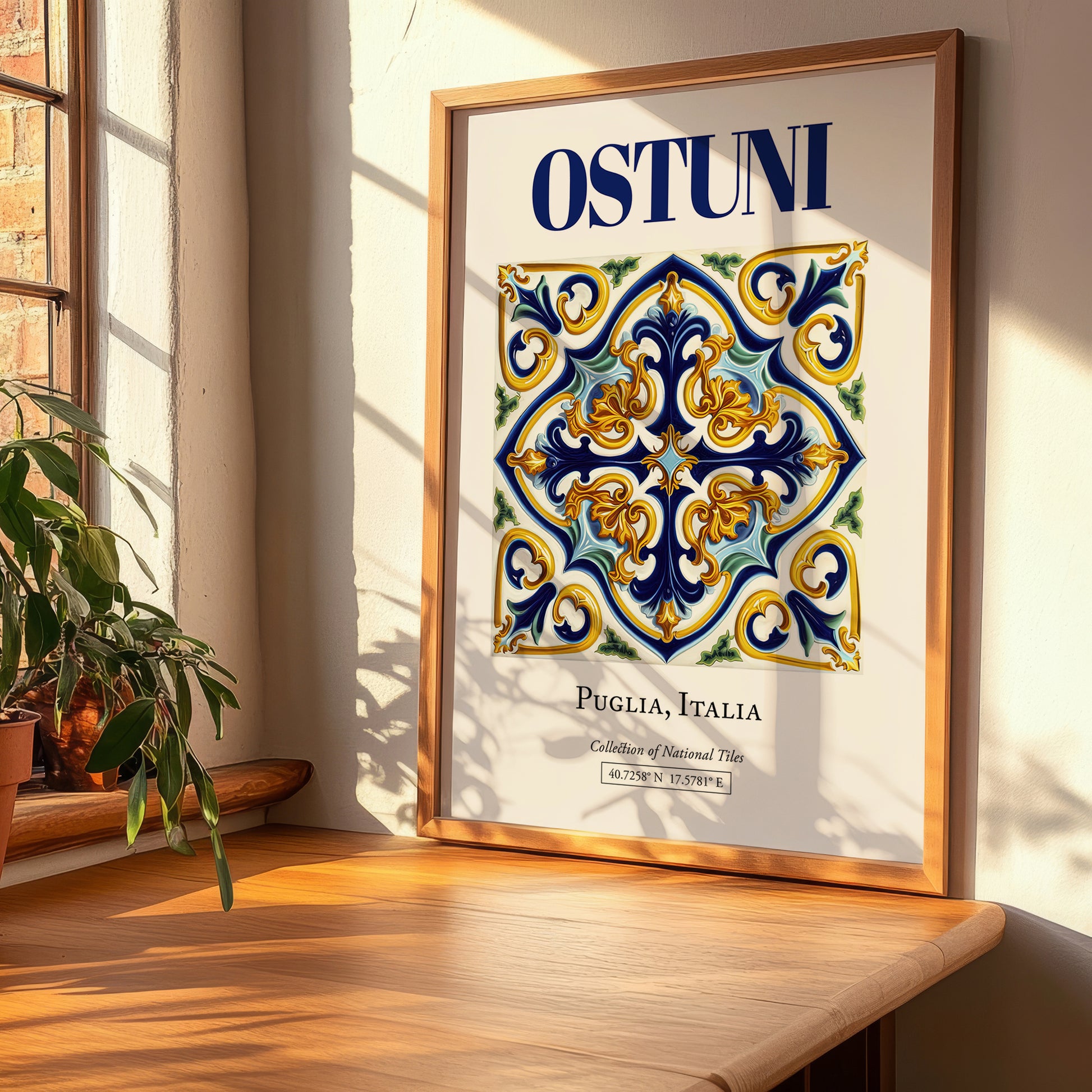 Ostuni, Italy – Travel Wall Decor, clean layout with no caption