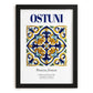 Ostuni, Italy – Travel Wall Decor, in sleek black frame